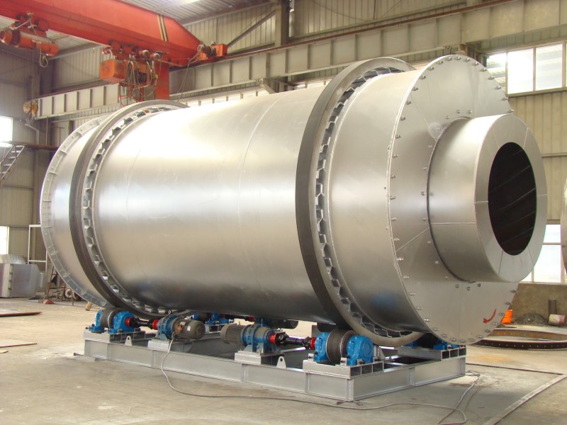 three cylinder rotary dryer