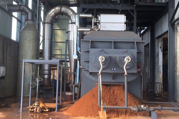 Sludge drying production line