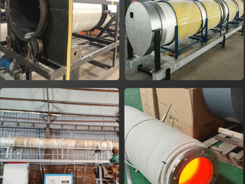 Electromagnetic heating VS traditional heating rotary kiln